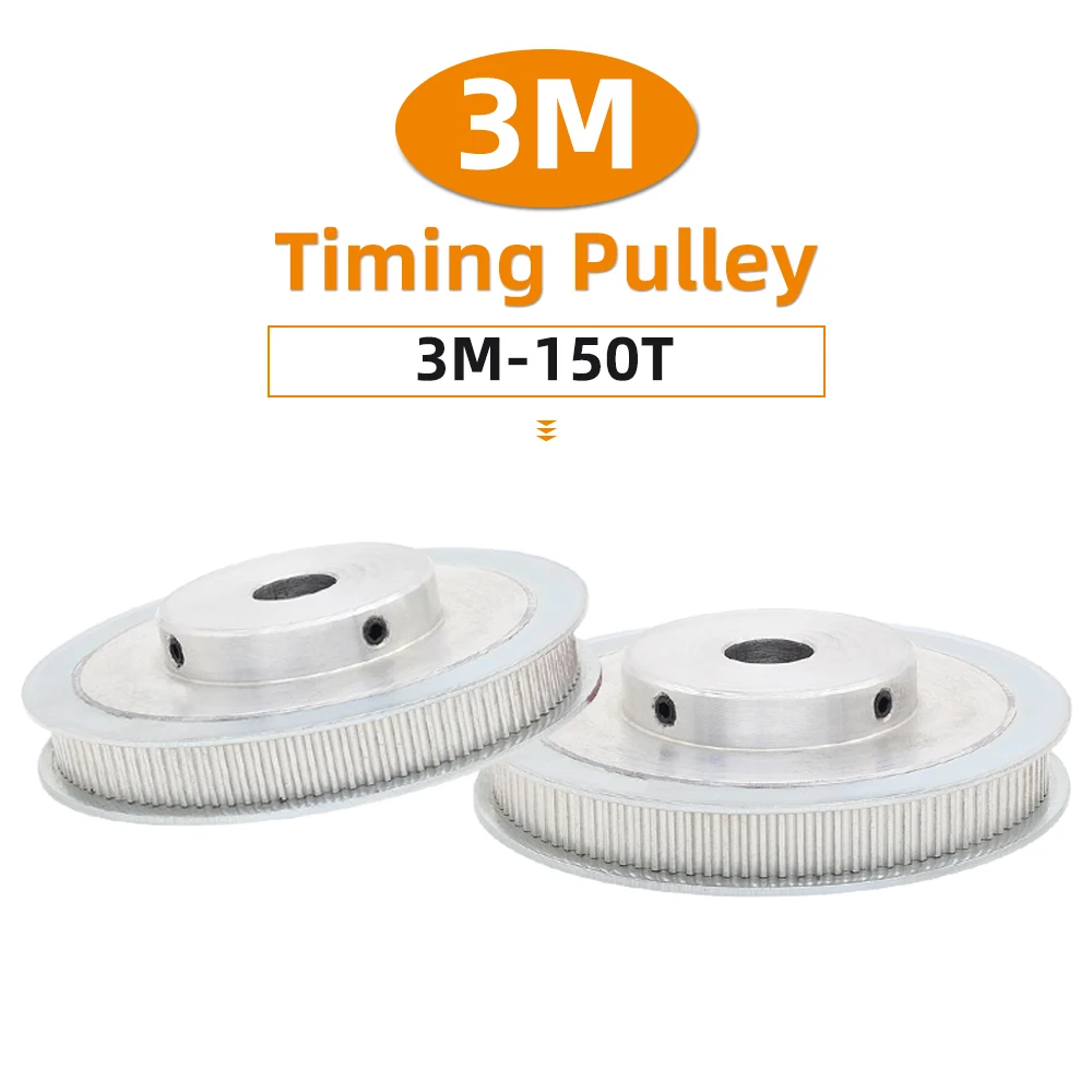 3M150T Шкив электродвигателя BF Шаг формы 3 0 мм Круг-дуга Зуб Легкосплавные колеса
