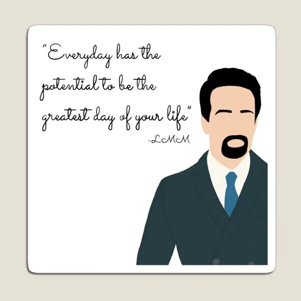 

Lin Manuel Miranda Magnet Toy Baby Decor Holder Funny for Fridge Organizer Stickers Magnetic Refrigerator Kids Colorful Cute