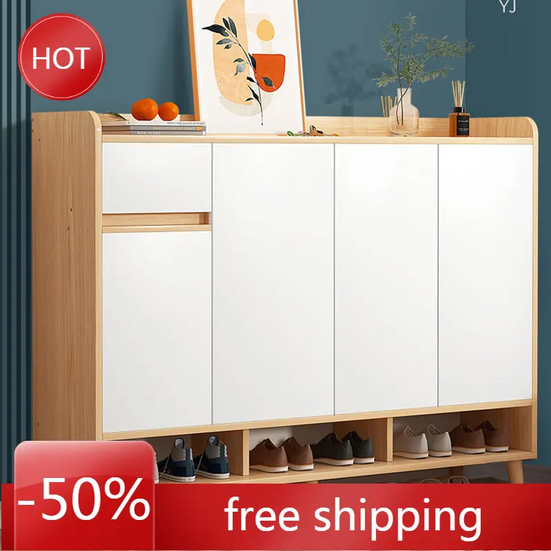 

Japanese Wooden Shoe Rack Cabinets Furniture Household Storage Organizers Hallway Zapateros Organizadores Shoe Cupboards