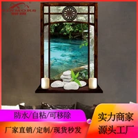 living room bedroom background wall stickers window imitation wall posters dinning room wallstickers home decoration stickers