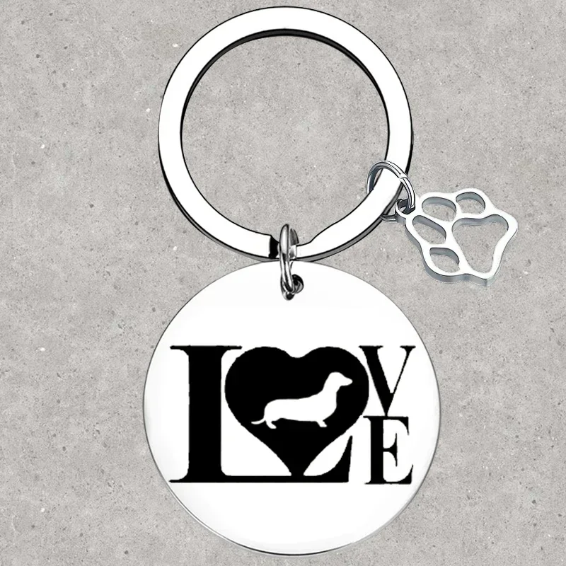 Горячие подарки для собак Weiner брелок ключей любителей таксы брелоки Daschund на день