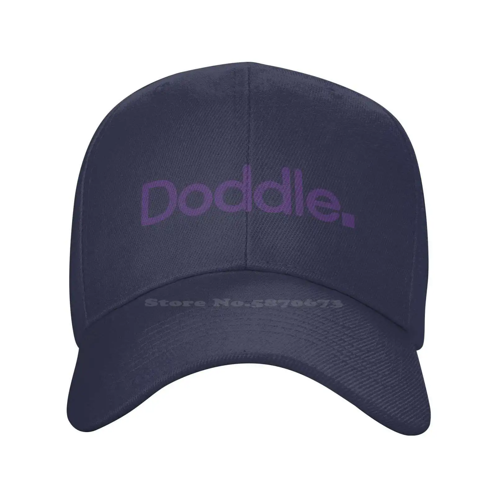 

Doddle Parcels Logo Print Graphic Casual Denim cap Knitted hat Baseball cap
