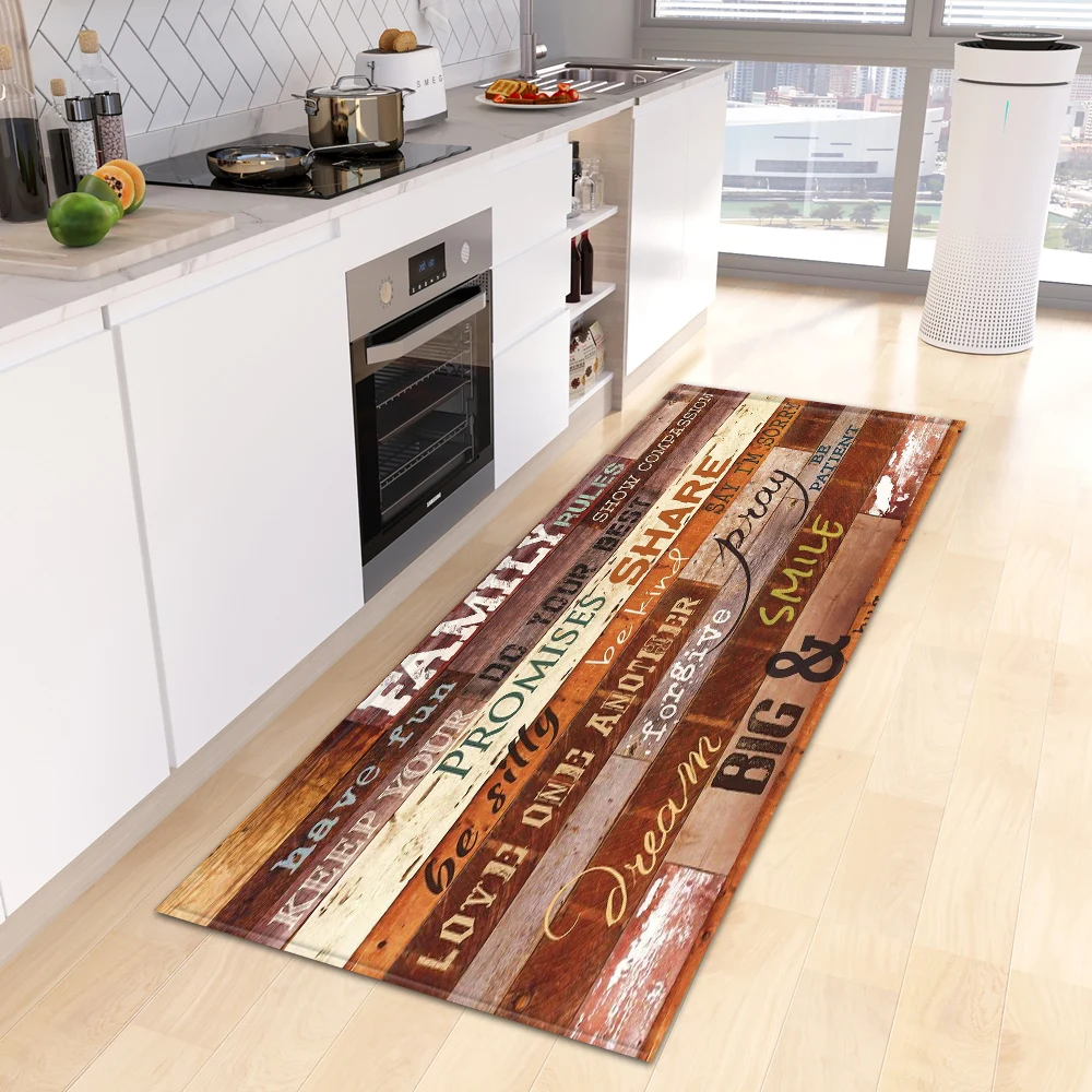 

3d Kitchen Carpet Coffee Carpets for Bedroom Floor Mat Mats Runner Bath Modern Long Traditional Washable Light Flower Fabric Rug