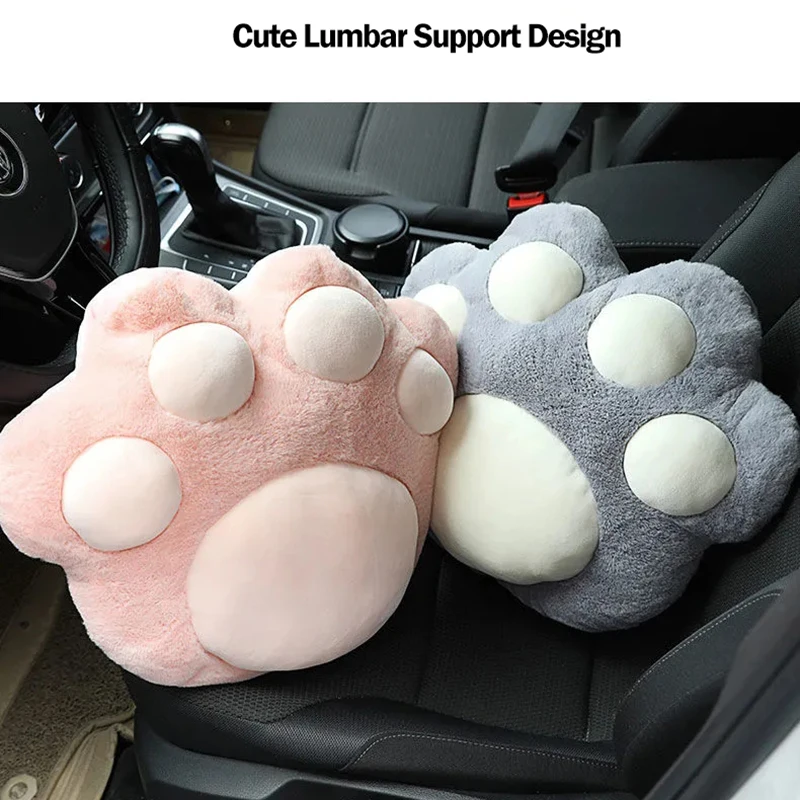 Автомобильная подушка-подголовник с котом универсальная дорожная подушка для