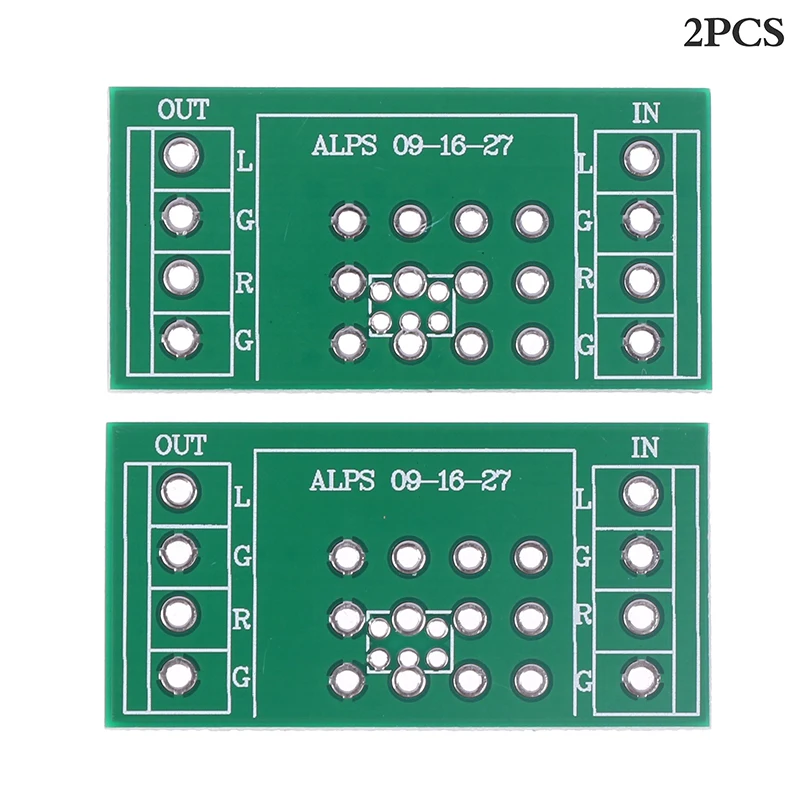 

2PCS High Quality Potentiometer PCB Board For Amplifier PCB For ALPS 09 Type 16 Type 27 Type