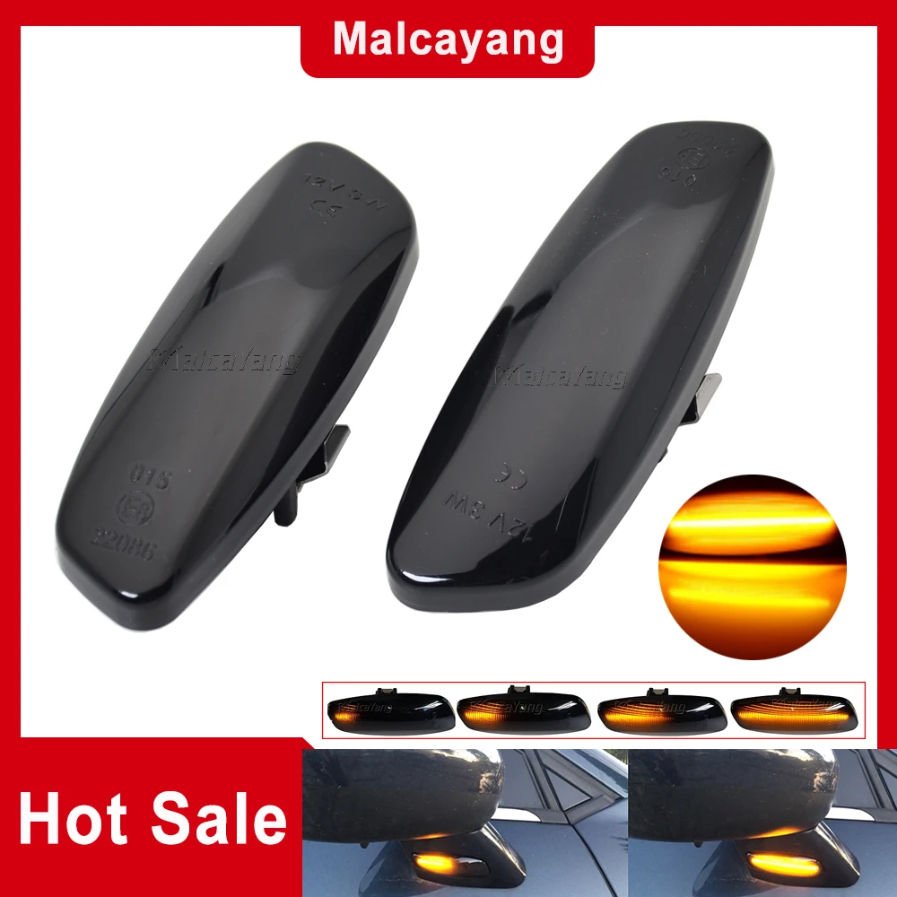 

LED Dynamic Side Marker Turn Signal Light Sequential Blinker For Peugeot 308 207 3008 5008 For Citroen C4 C3 C5 DS3 DS4