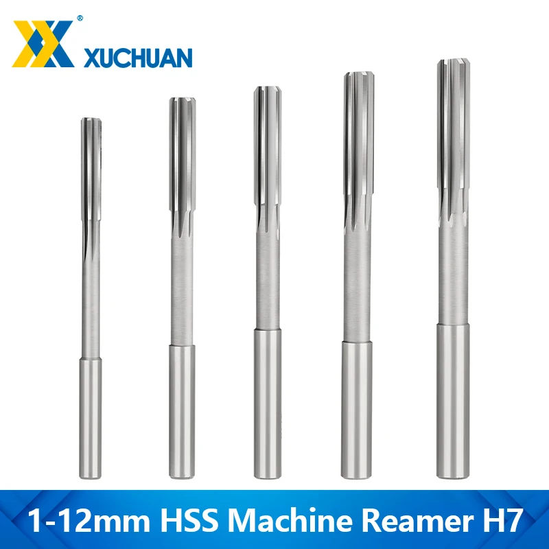 

xcan Станочная развертка HSS прямая канавка H7 1-12 мм