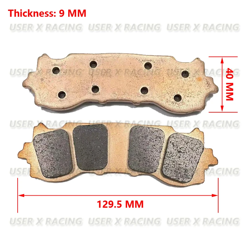 

USERX Motorcycle Front Disc brake pads Rear Copper substrate metal sintering For Scooter GL1800 High quality and durability