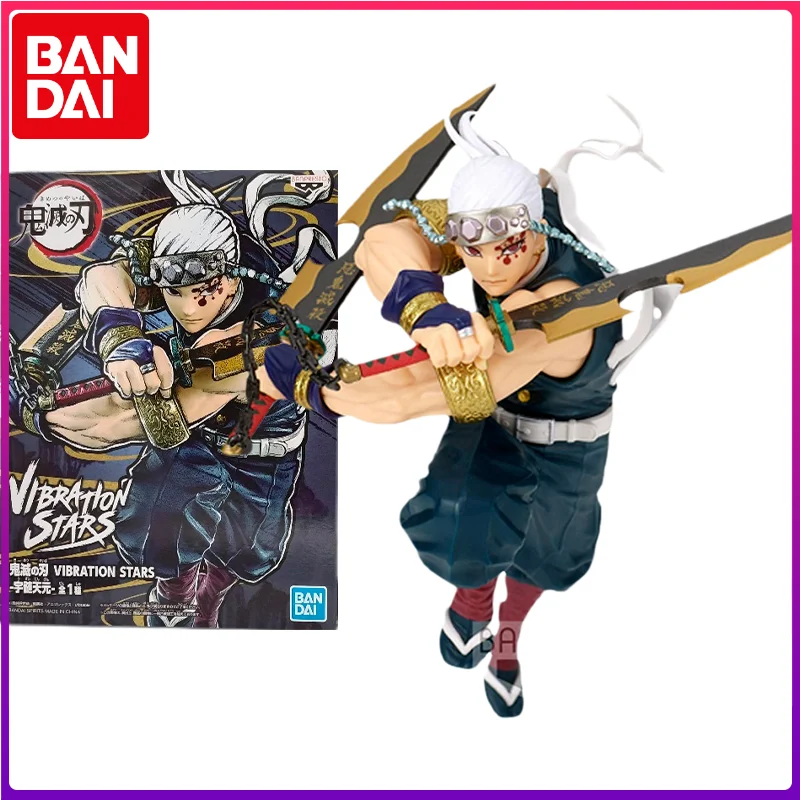 

Bandai Original Demon Slayer Anime Figure VIBRATION STARS Uzui Tengen Action Figure Toys for Kids Gift Collectible Model Dolls