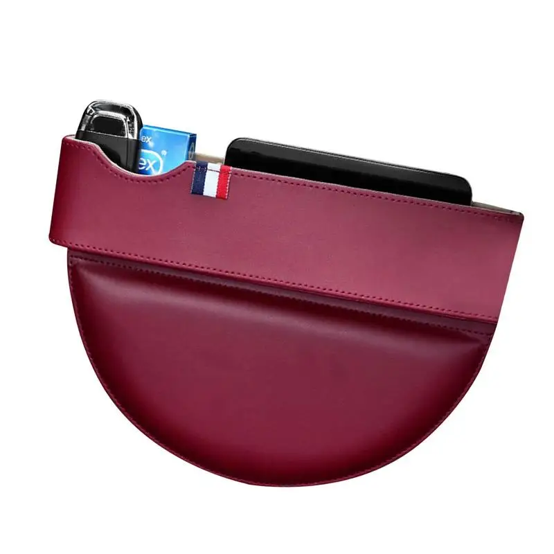 

Leather Car Seat Gap Filler Universal Car Seat Gap Pockets Console Organizer Multi-Functional Crevice Storage Box Interior