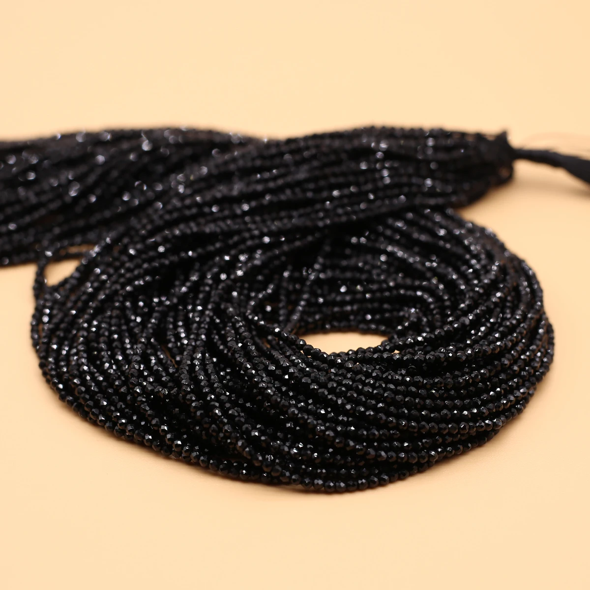 

3pc Natural Crystal Stone Beads Charms Spinels Round Loose Spacer Beads For Jewelry Making DIY Bracelets Necklaces Accessory 2mm