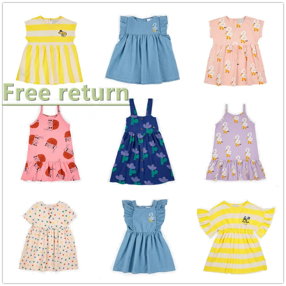 

HOT 2023ss New BC Brand European and American Fashion Trend Girl Party Dress Summer Dress Flower Girl Dresses