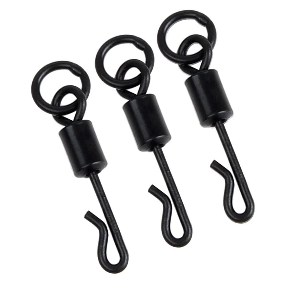 

50 Pcs Fishing Swivels Fish Rolling Pin Connector Rolling Swivel Snap Kit Rings Fishing Fishing Swivel Fishing accessories