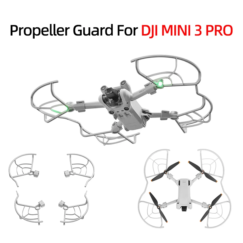

For DJI Mini 3 Pro Drone Propeller Guard Paddle Badles Protective Cage Anti-collision Shielding Rings Wing Protector Accessories