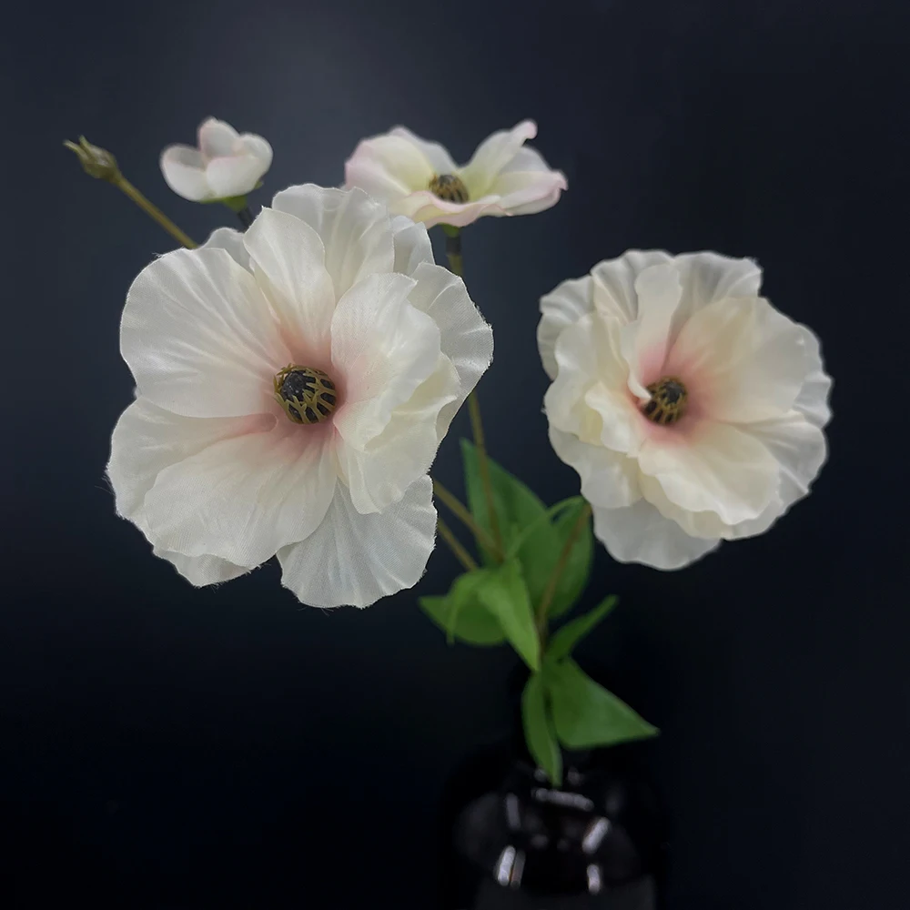 

SunMade шелковый искусственный цветок эустома белый