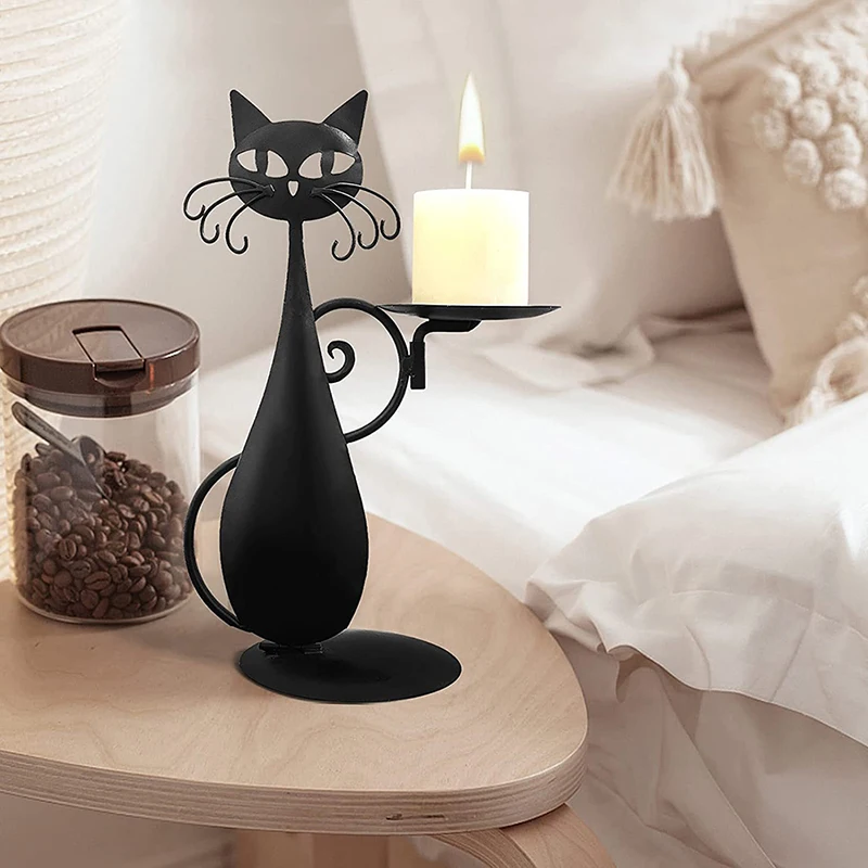 Vintage Candlestick Desktop Candle Stand Decor For Farmhouse Party Centerpiece Decoration Gift 1 Pc