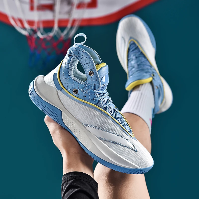 Youth High Quality Basketball Shoes Adult Training Shoes Wear Resistant Non-Slip Street Basketball Shoes Size 36-45