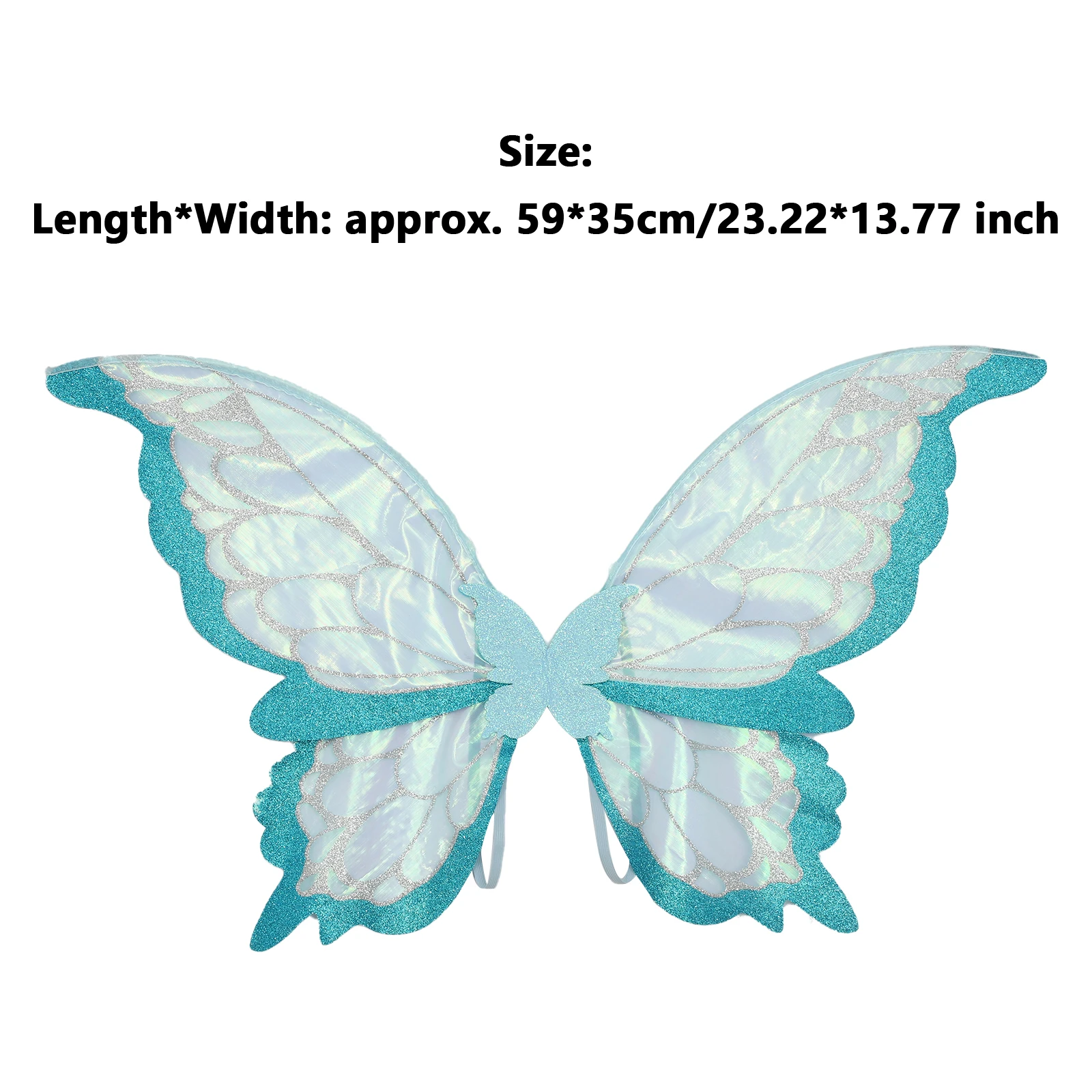 Градиентные крылья феи аксессуар прозрачное блестящее крыло ангела вечерние