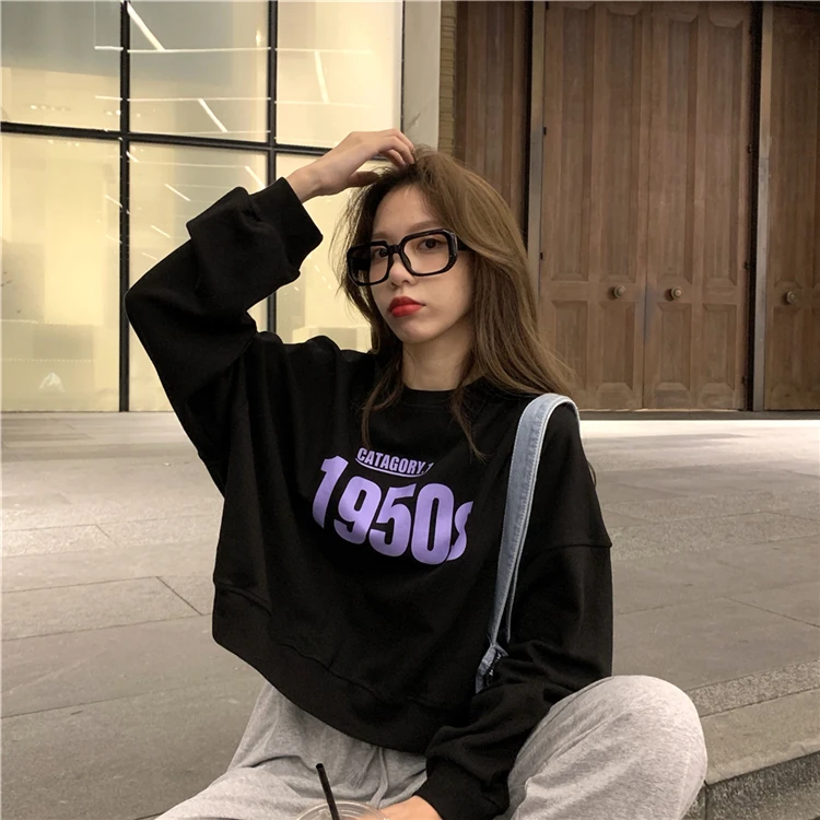 

6418 Fall 2022 new styles for small men to wear thin long-sleeved Sweatshirts with letter prints