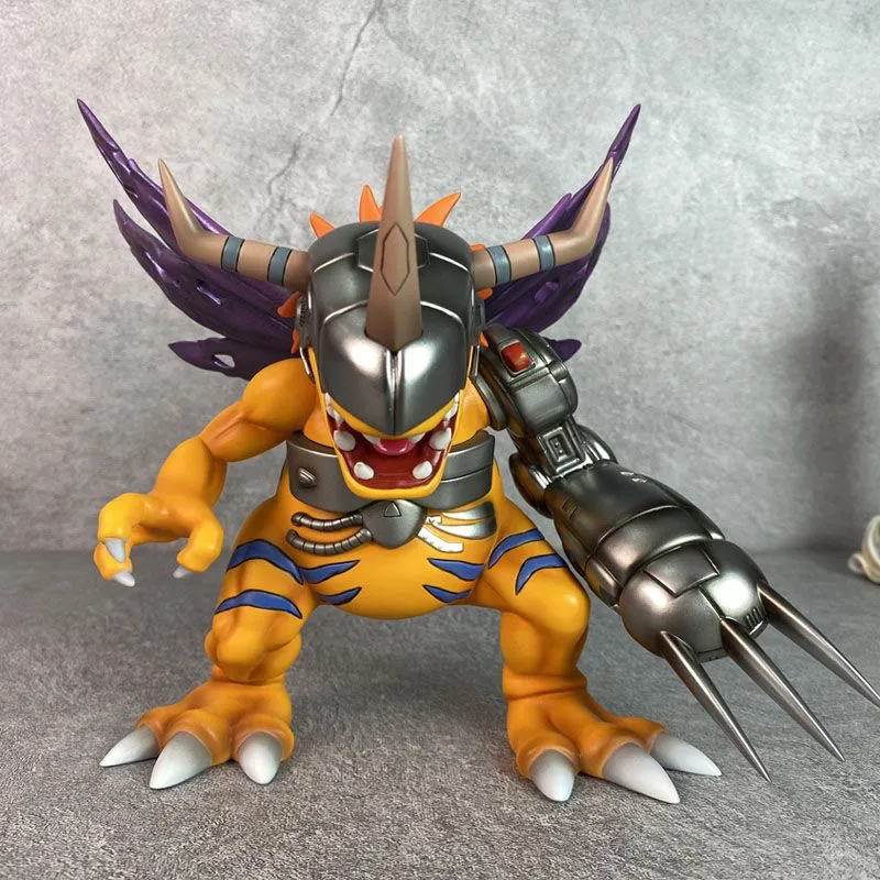 Фото Фигурка Digimon MetalGreymon, коллекционная модель Digital Monster из ПВХ, аниме-статуэтка, украшение для рабочего стола, подарок для фанатов №4
