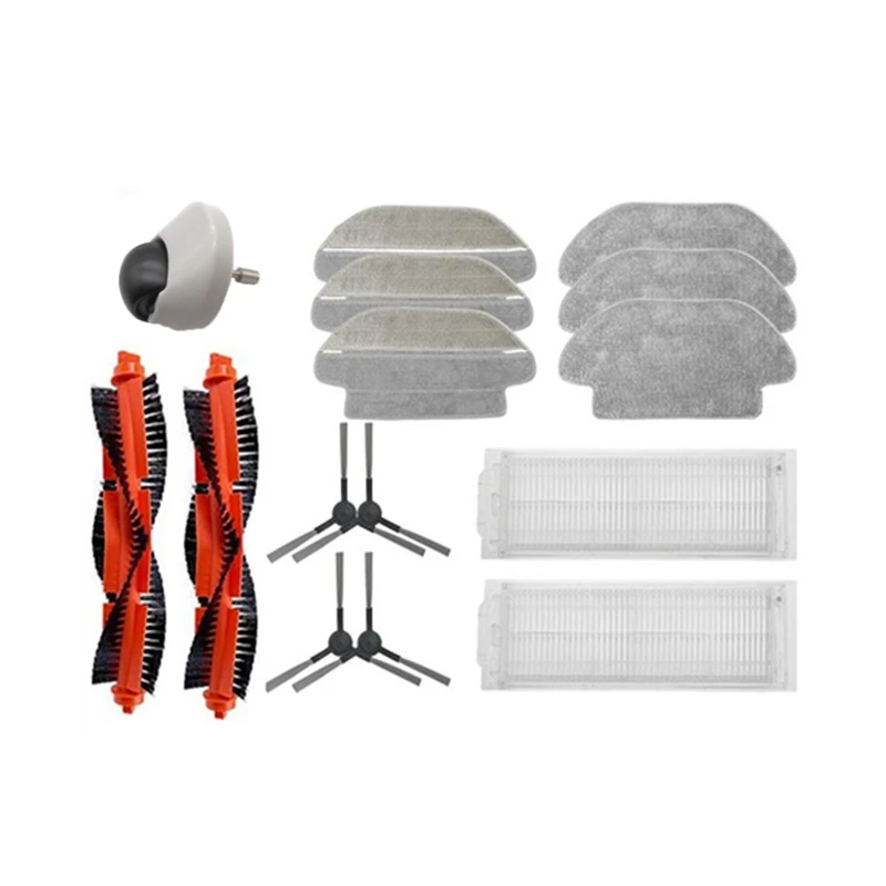 

Тряпки для швабры, боковые и центральные щетки, фильтр НЕРА Для робота-пылесоса Xiaomi Mijia STYTJ01ZHM, аксессуары для швабры