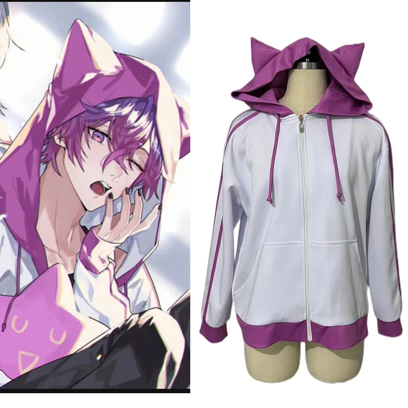 

Anime VTuber Hololive Cosplay NIJISANJI Uki Violeta Coat Costume Tailor Made