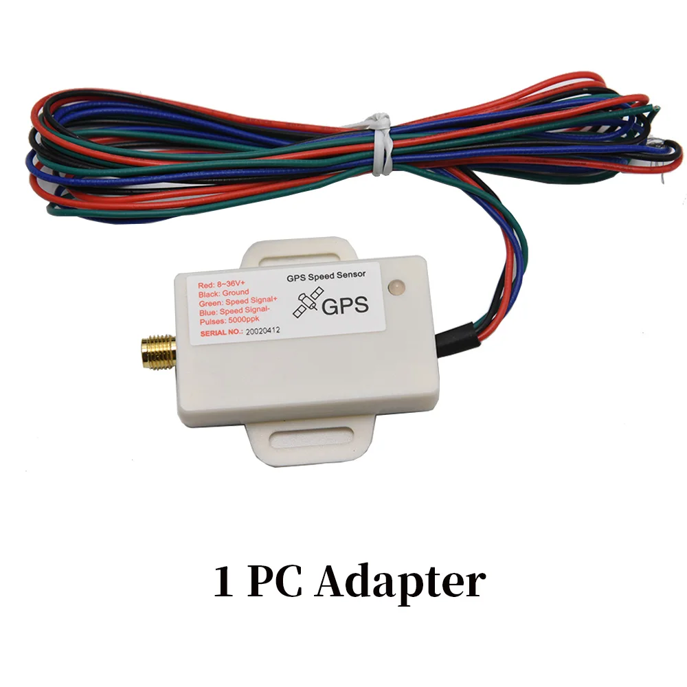 

Универсальный GPS-датчик скорости, мини-адаптер датчика спидометра с GPS-антенной, сигнал спидометра для автомобиля 12 В/24 В