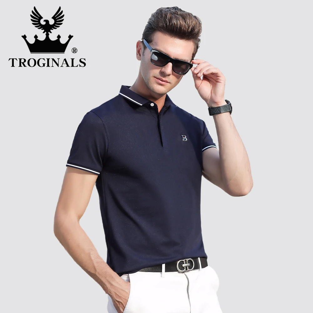 

2022 New Men's T-shirts Trendy Solid Color Tee Top Mens Embroidery Cotton Polos Casual Soccer Jerseys Adult CAMISETAS DE FUTEBOL