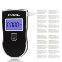 professional alcohol tester police lcd display digital breath quick response breathalyzer for drunk drivers alcotester at818 dfd