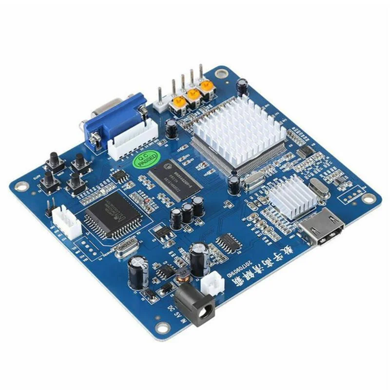 Плата преобразователя видеовыхода HD VGA/RGB/CGA/EGA/YUV в HDMI совместимая с видеовыходом