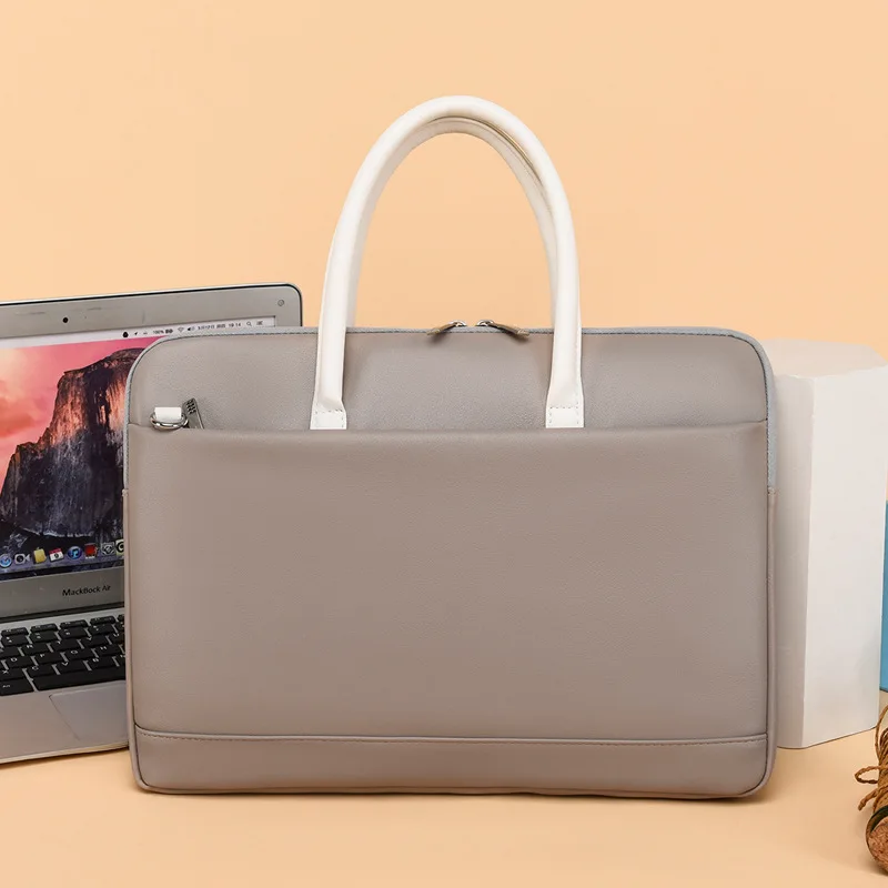 

Portable Laptop Bag for Macbook Air/pro Samsung Tab S8 Ultra Cover Female 13.3-15.6'' Hand-held One-shoulder Messenger Briefcase
