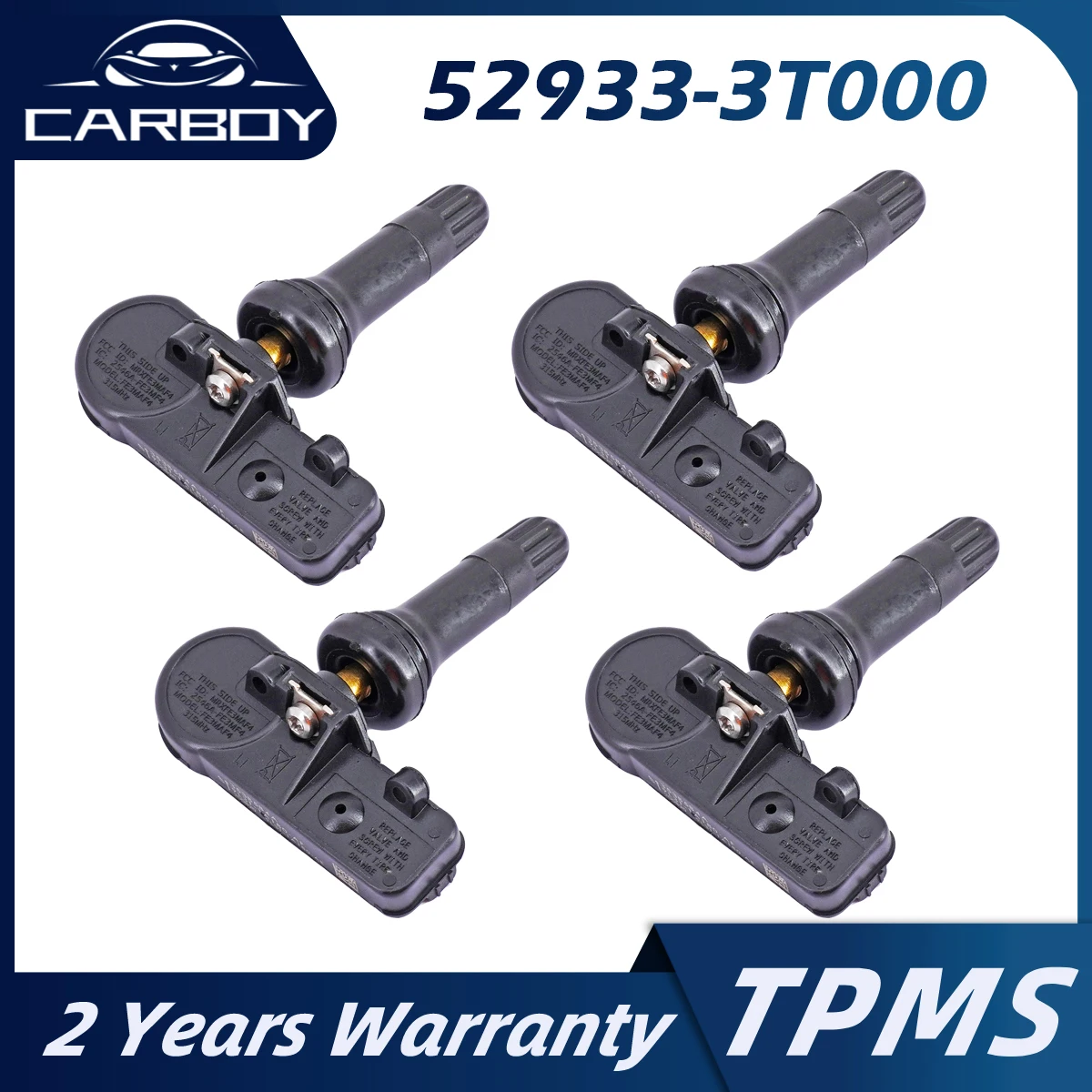 52933-3T00 0 система контроля давления в шинах TPMS датчик для Kia Quoris 2013-2019 Kia K900 2015-2020 529333T000 433 МГц 4 шт.