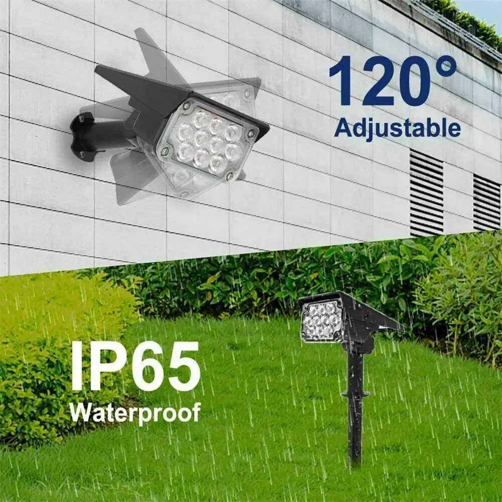 

20 LED Solar Spotlight Waterproof For Outdoor Garden Lawn Separately Yard Street Wall Lamp Rotatable Landscape LED Solar Light