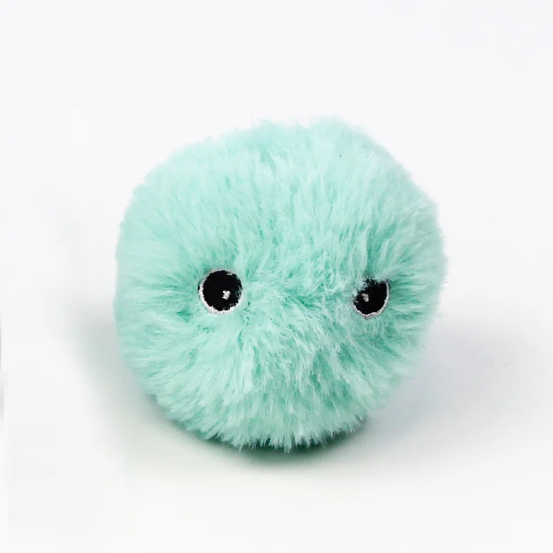 

Умные игрушки для кошек, интерактивный мяч, электрическая тренировочная игрушка для котят, мягкая игрушка с звуком на ощупь, милые игрушки д...