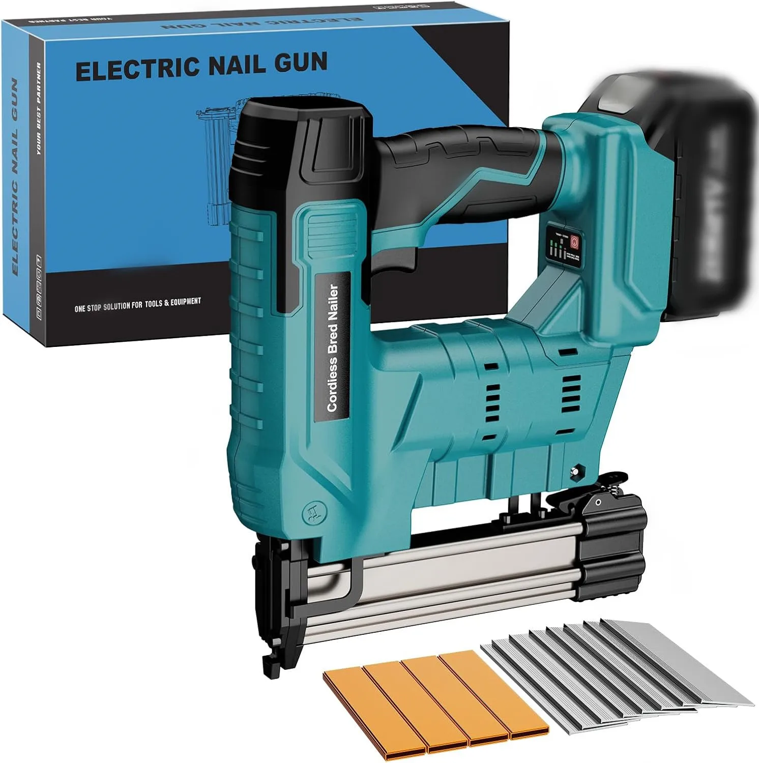 

Аккумуляторный гвоздезабиватель и степлер FORCEEDGE 2 в 1 для Makita 18В