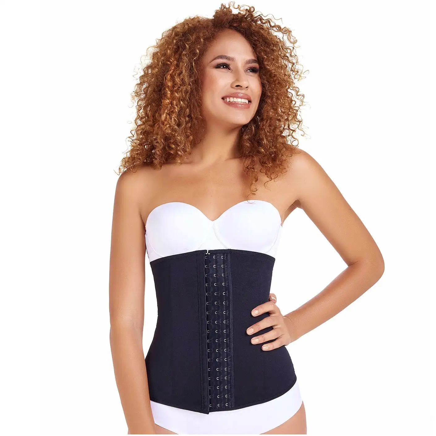 Fajas Colombians Girdles Reducing And Shaper With Three-Button Shaping Belts Waist Trainer Body Shaper