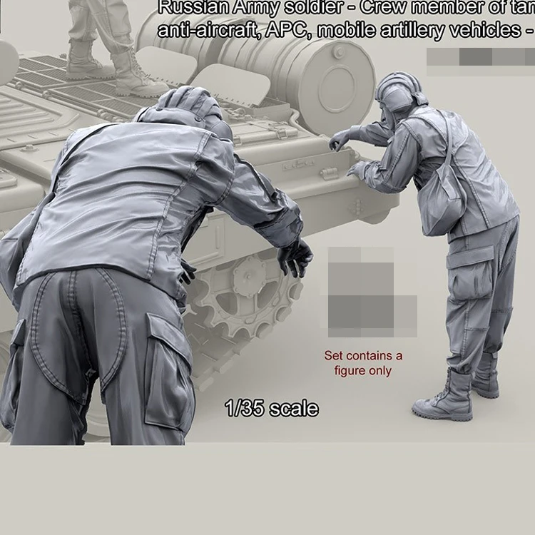 

Модель из смолы 1/35, фигурка солдата GK, российский армейский солдат, военная тема, несобранный и Неокрашенный комплект