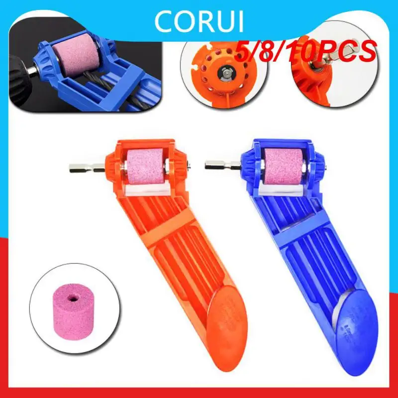 

5/8/10PCS 1 Set Drill Bits Set Sharpener Corundum Grinding Wheel Hand Tools Sharpening Machine Portable Bit Tool