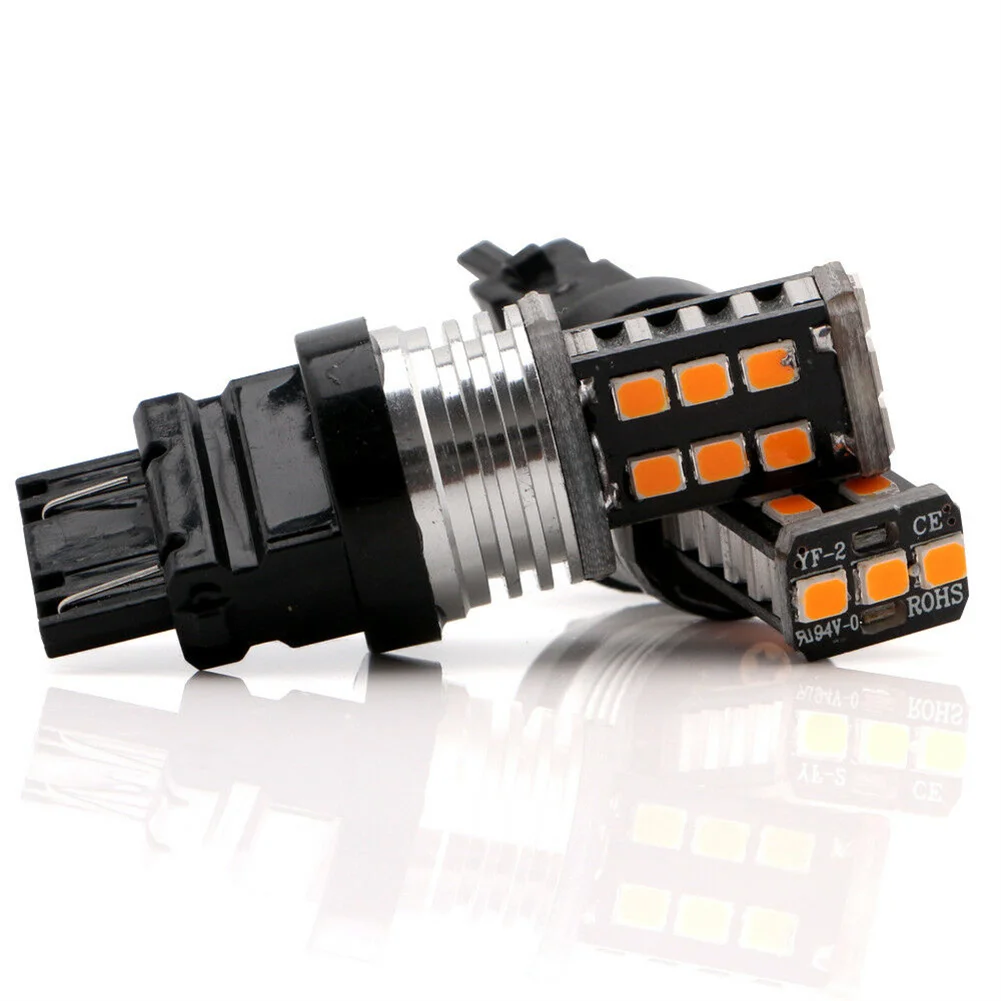

10 шт., автомобисветильник светодиодные лампы T25 3157 2835 15SMD 420lm Canbus