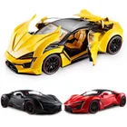 1:32 1:24 Lykan Hypersport Fenyr коллекционные модели автомобилей из литого сплава подарок мальчику на день рождения Детская Игрушечная машина Бесплатная доставка