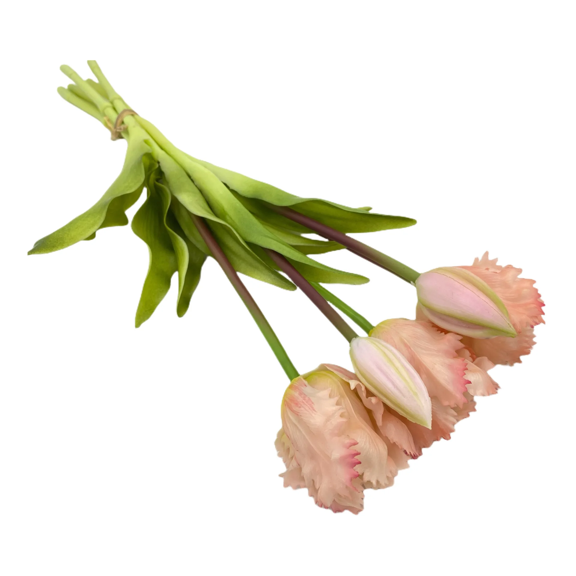 

Искусственные цветы латексные тюльпаны попугаи Flores 5 шт.