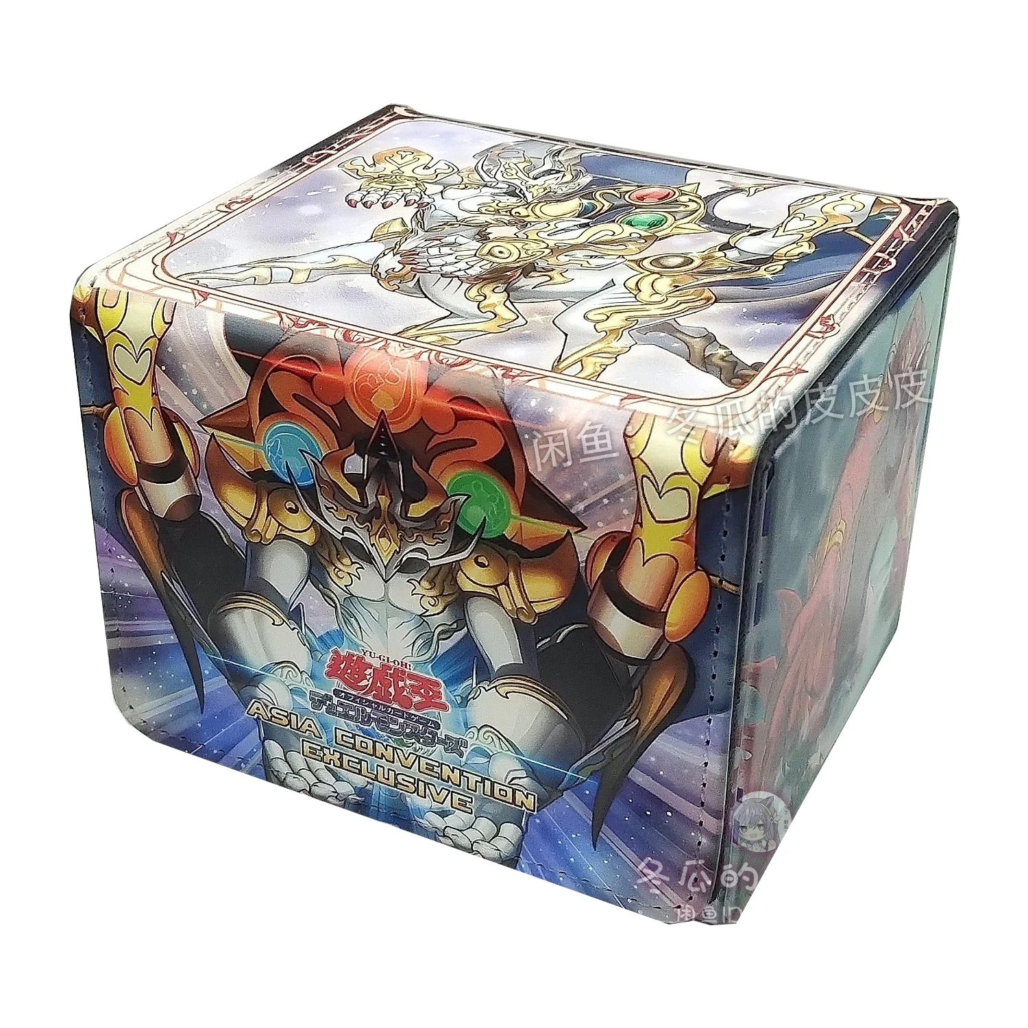 Фото Самодельный Yu-Gi-Oh! Коробка для хранения карт Sosei Ryu Ge Mistva, высококачественная кожаная коробка для хранения карт Ygo Ryu Ge Rising, подарочные игрушки. №1