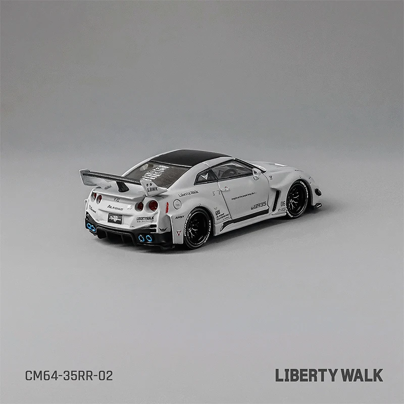 Литой под давлением масштаб 1:64 Nissan Lbwk Gtr R35 RR имитация сплава статическая модель