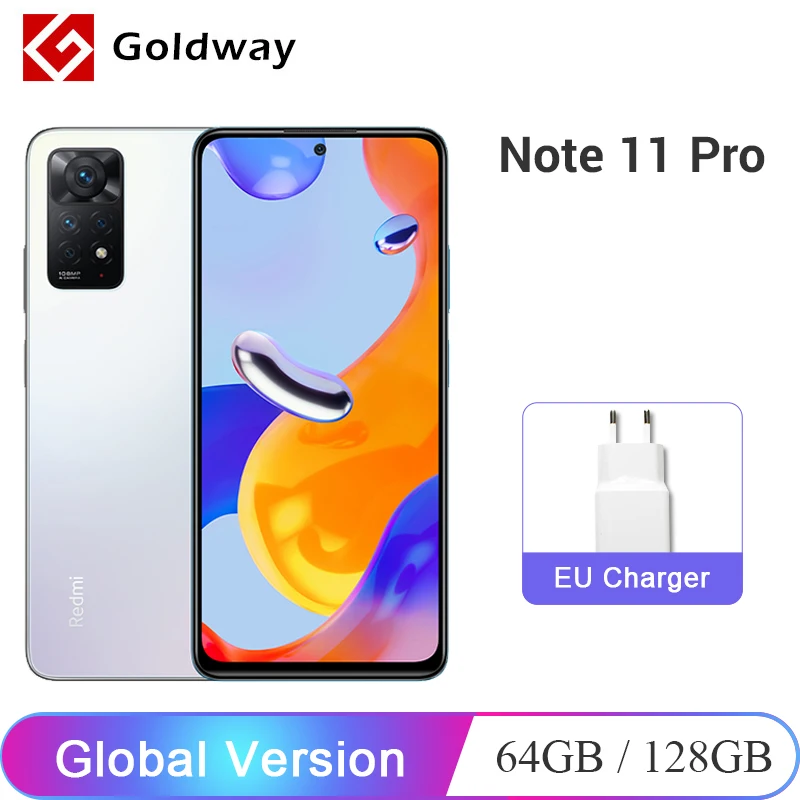 Xiaomi Redmi Note 11 Pro Глобальная версия 6 Гб 64 / 8 128 108Мп Камера Helio G96 120Гц AMOLED DotDisplay 67Вт