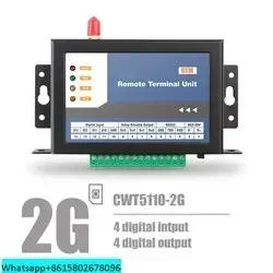 Фото Беспроводной GSM/GPRS/4G/3G/2G Wi-Fi SMS контроллер-модем CWT5110 4DI 4DO, поддержка счетчиков импульсов №1