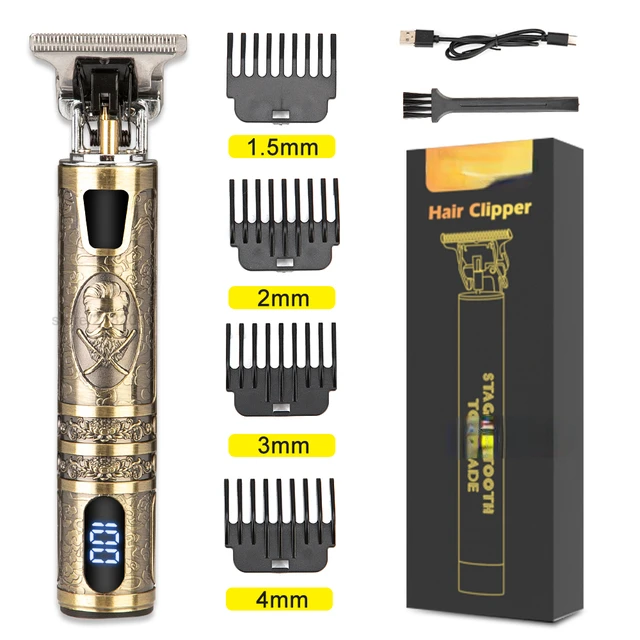 T9  Hair Trimmer Cordless Shaver Beard Trimmer  Shaver for Men 0mm Men Barber Hair Cutting Machine For Men enlarge