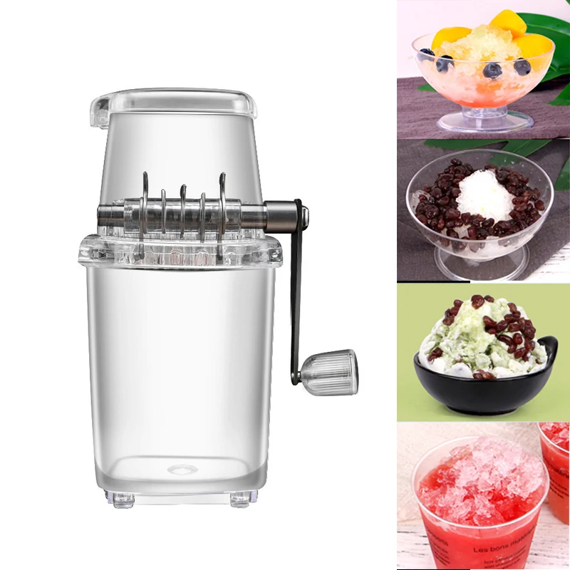 

Manual Ice Crusher Shape Hand Crank Manual Ice Crusher Shaved Ice Machine Kitchen Bar Ice Blenders Fun Drinks Tools