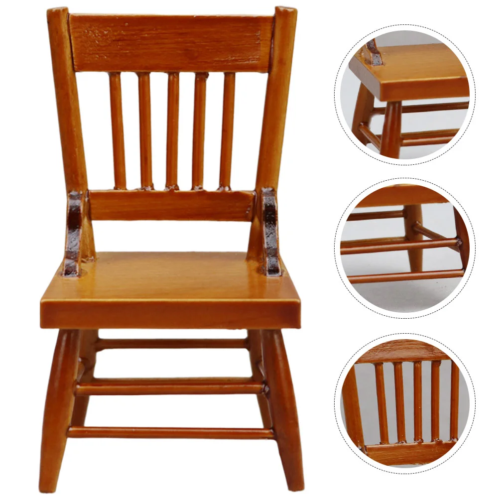 

Mini Furniture Adornment Chair House Furniture Miniature Chair Model