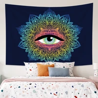 art abstract palm pattern fantasy psychedelic tapestry mushroom tapestry trippy colorful hippy eye tapestries home decorations