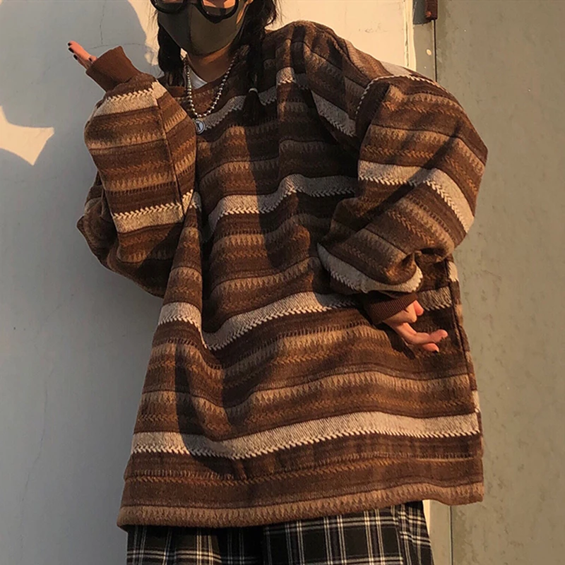 Свитеры Harajpoo парные в стиле Харадзюку уличная мода Ins корейский стиль 2021 осень